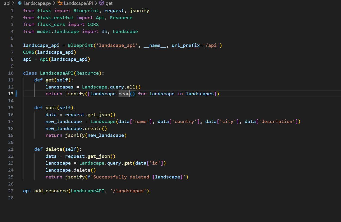 api connect to model